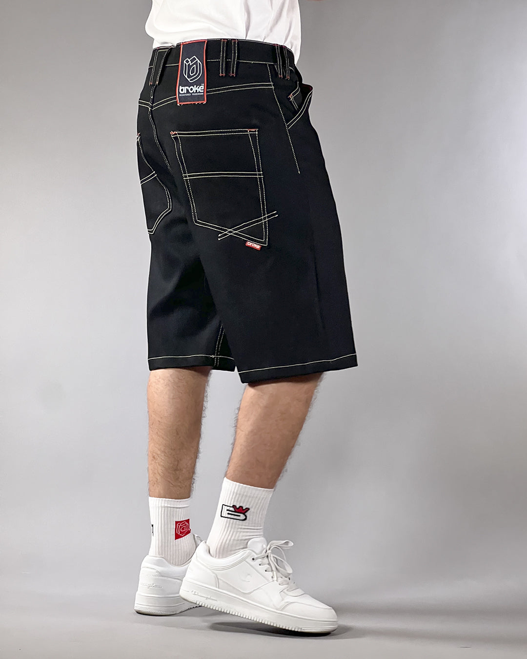 Broke -BASIC SHORTS – DESIGN 5-POCKETS – BLACK BULL DENIM