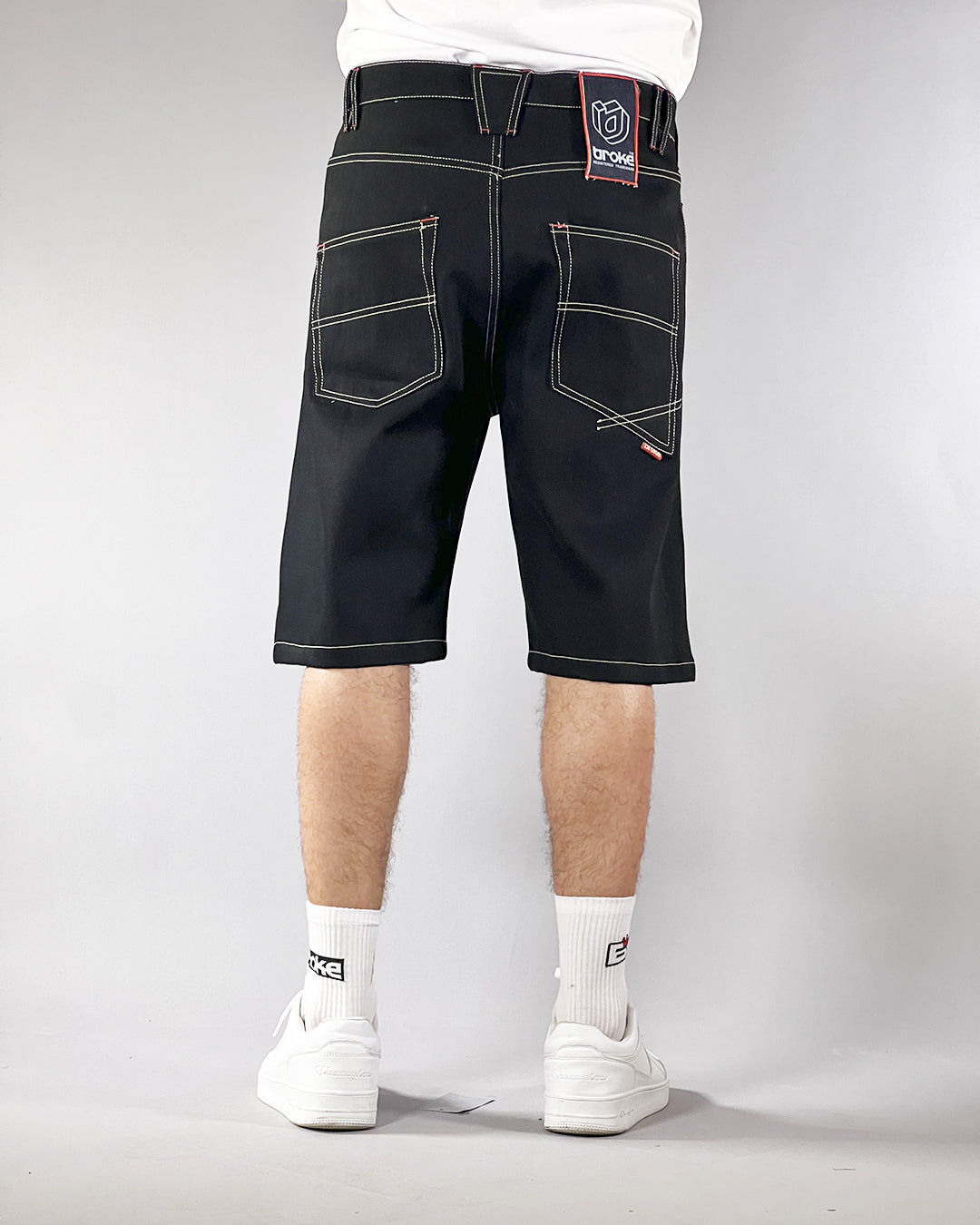 Broke -BASIC SHORTS – DESIGN 5-POCKETS – BLACK BULL DENIM