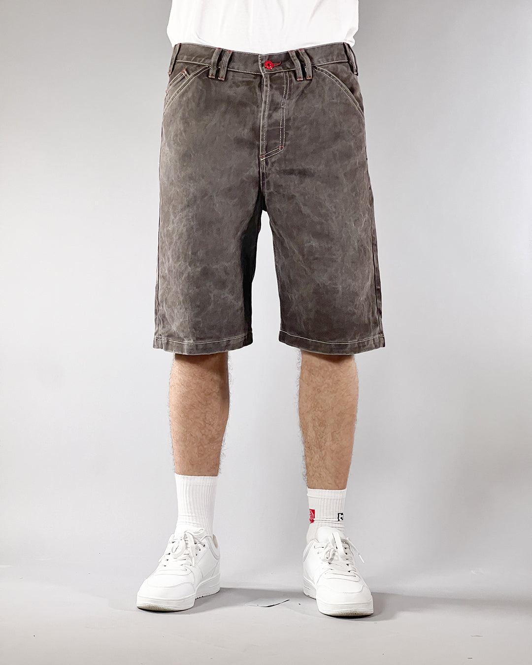 Broke -BASIC SHORTS – DESIGN 5-POCKETS – RESINATED CHARCOAL
