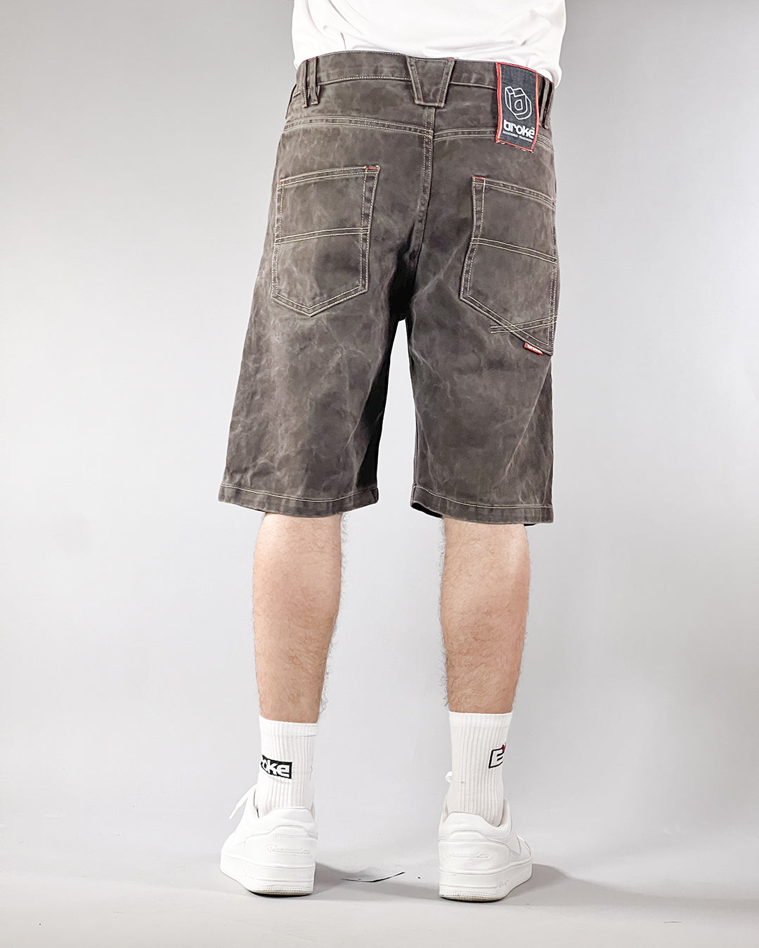 Pantalon Dikye en gabardine grise 