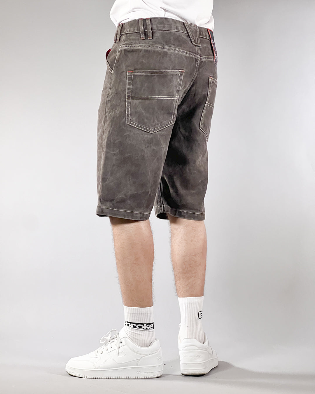 Pantalon Dikye en gabardine grise 