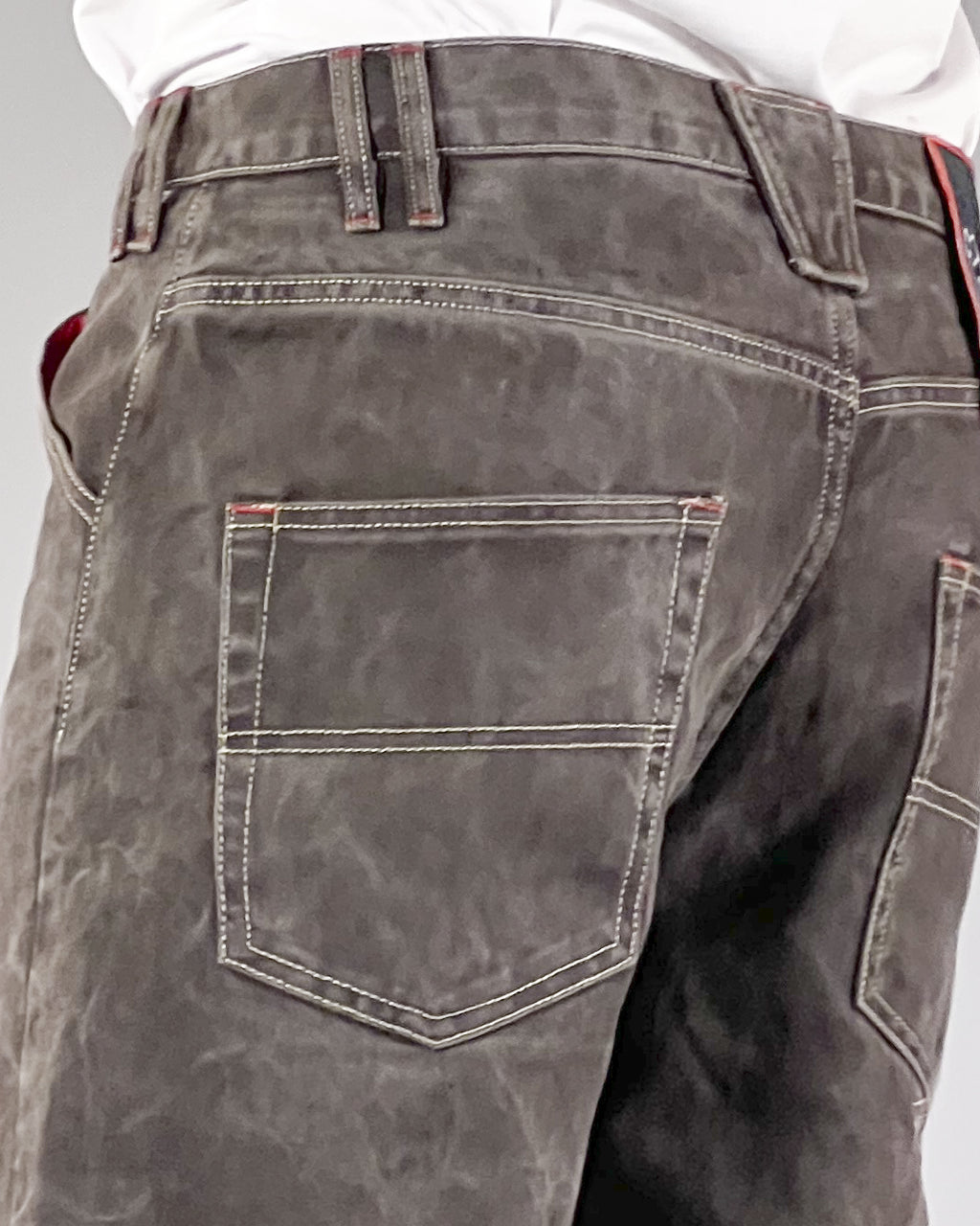 Broke -BASIC SHORTS – DESIGN 5-POCKETS – RESINATED CHARCOAL