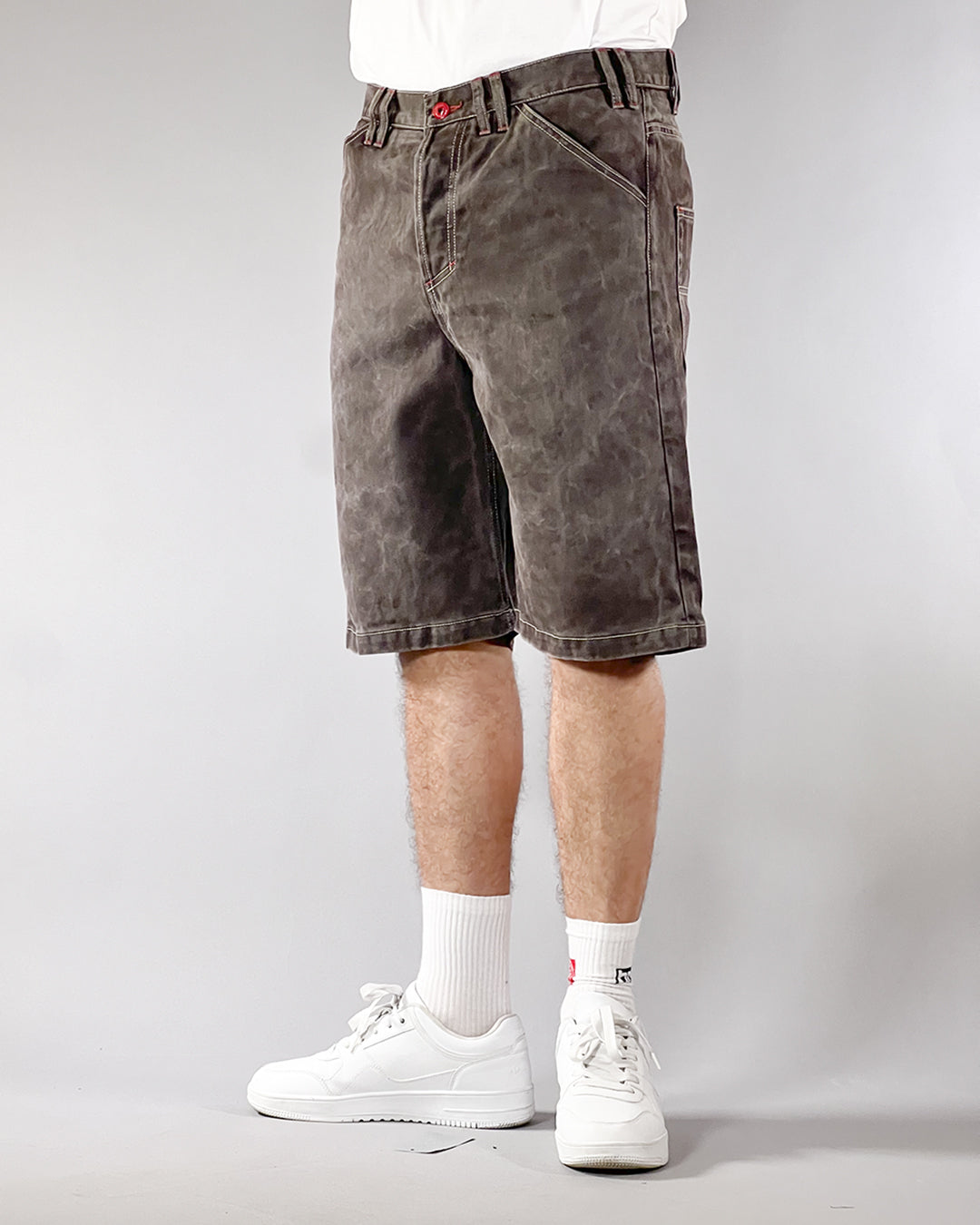 Pantalon Dikye en gabardine grise 
