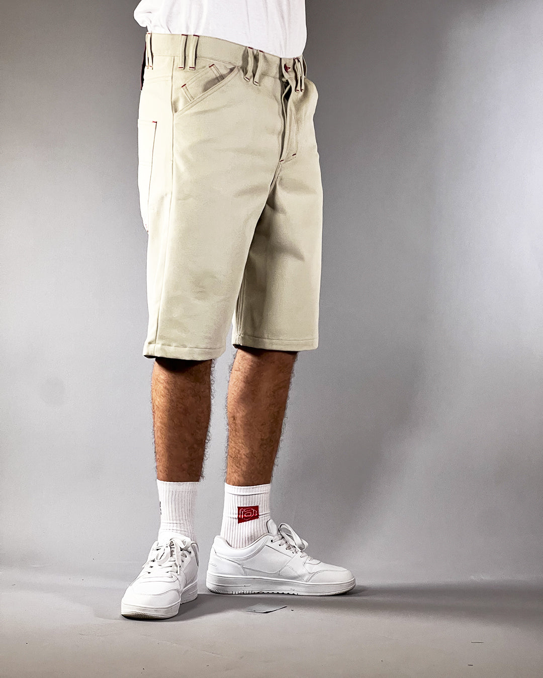 Broke -BASIC SHORTS – DESIGN 5-POCKETS – OFF-WHITE DRILL
