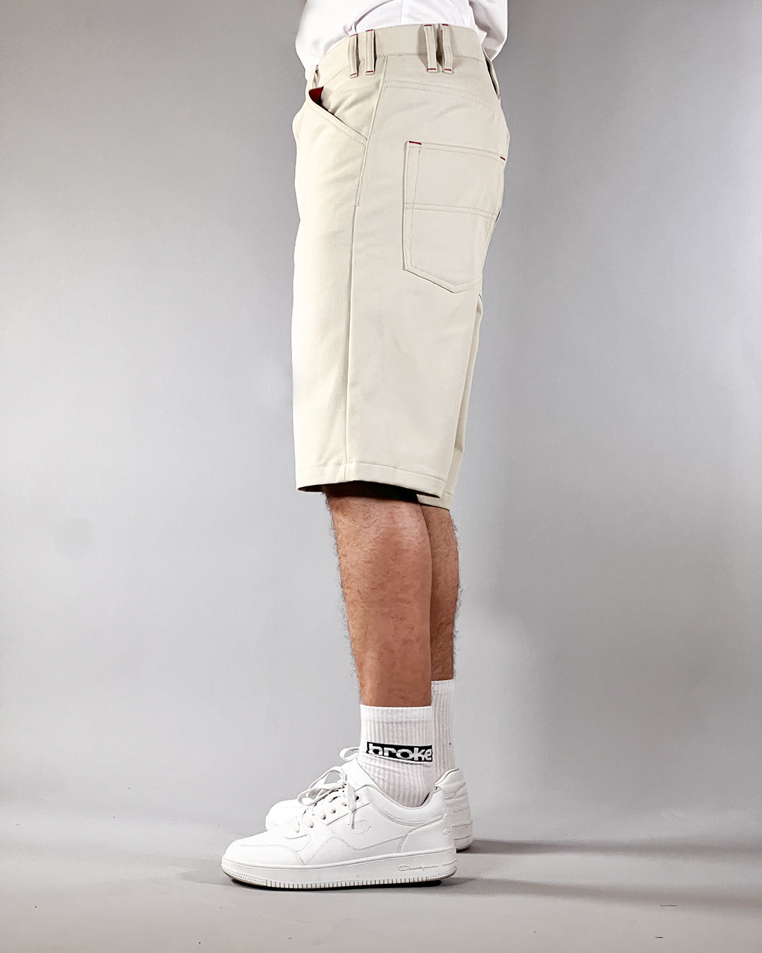 Pantalon Dikye en gabardine grise 