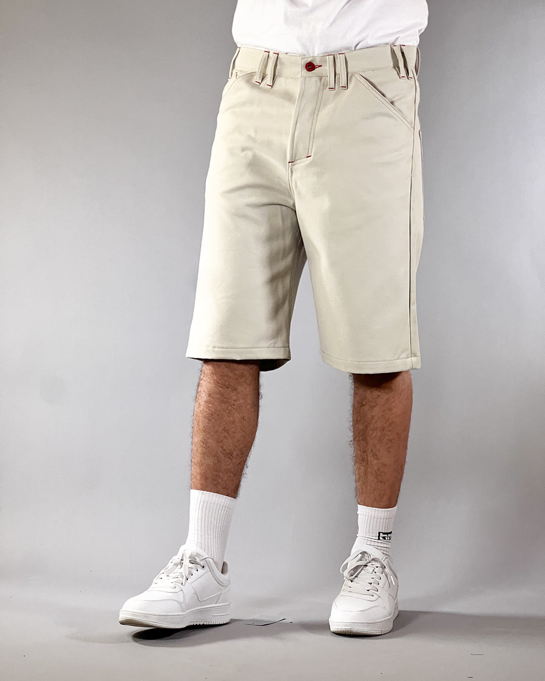 Pantalon Dikye en gabardine grise 