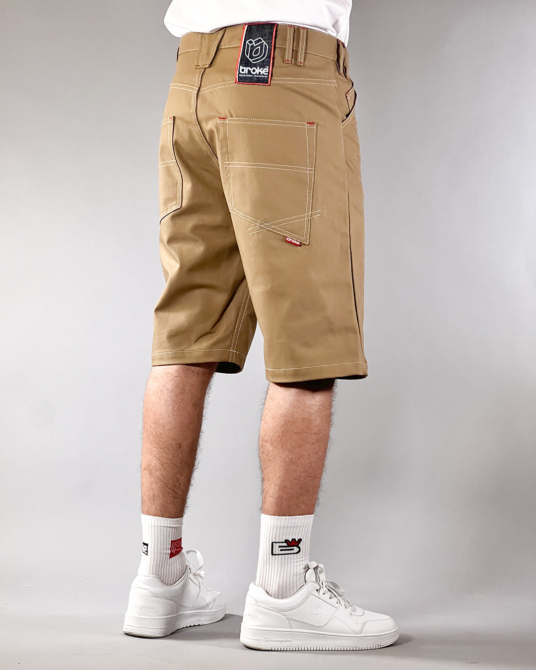 Broke -BASIC SHORTS – DESIGN 5-POCKETS – KHAKI GOLD