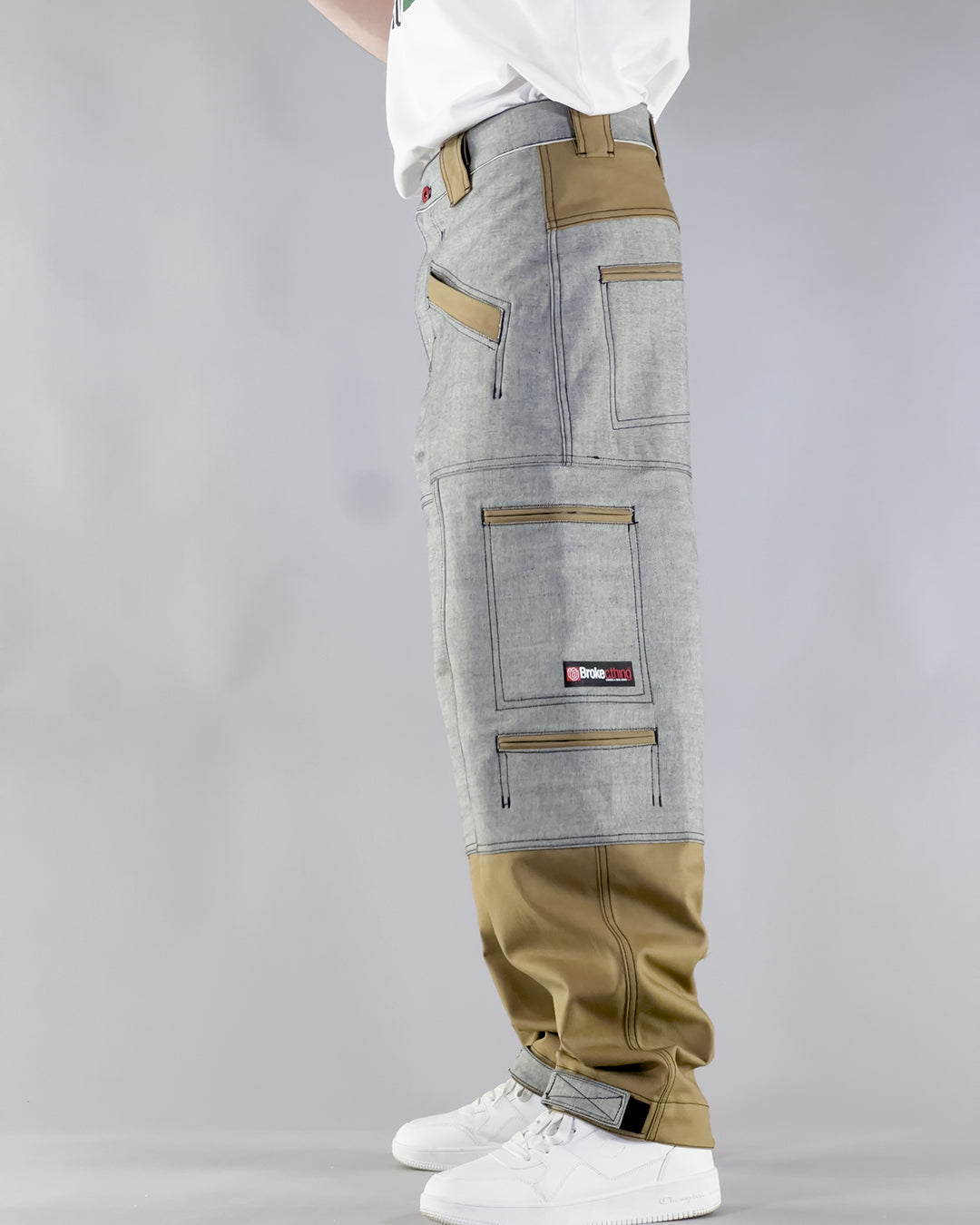 PANTS BROKE SHAKY – REVERSE SELVEDGE & CAMEL GABARDINE (SUPER EDIZIONE LIMITATA)