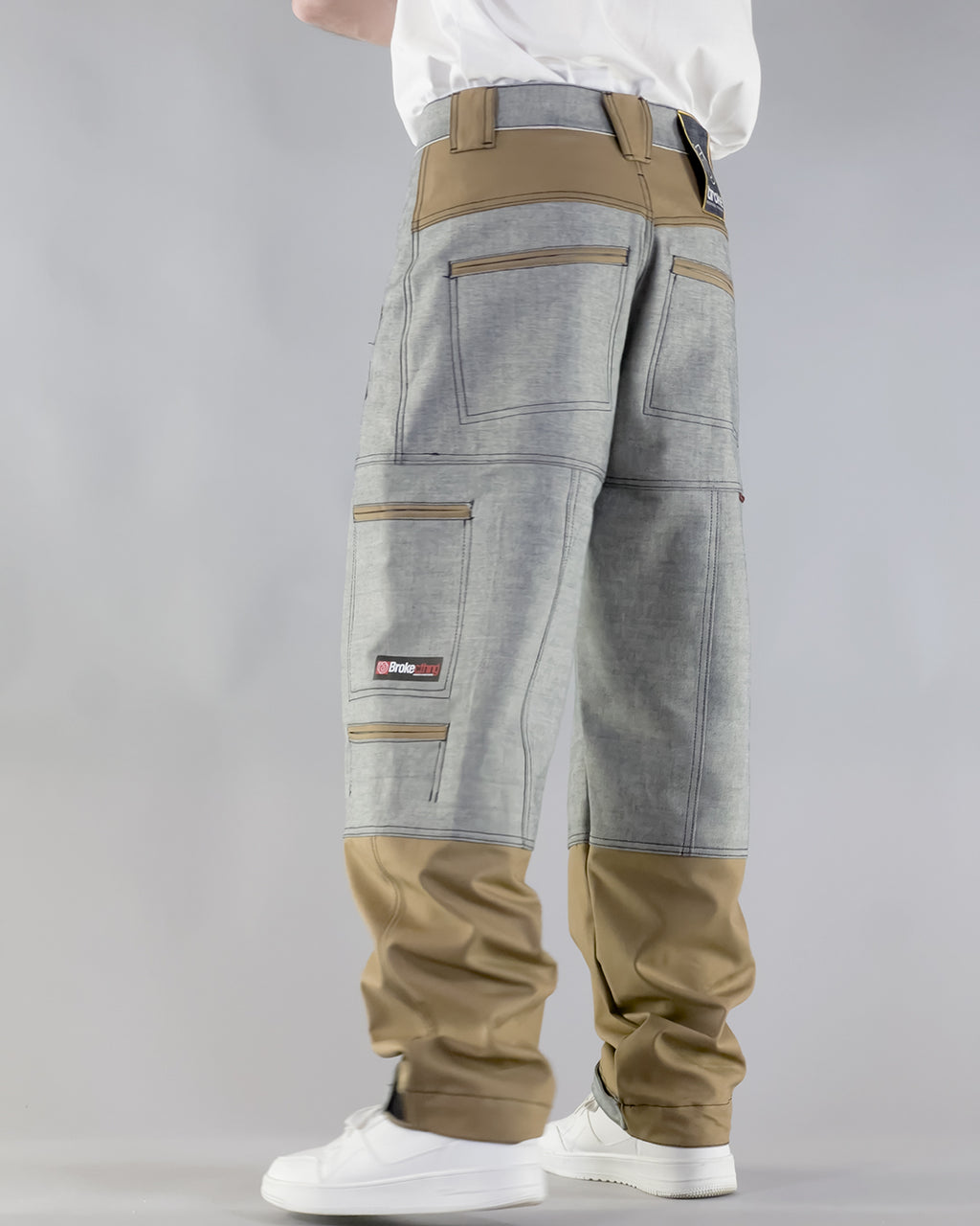PANTS BROKE SHAKY – REVERSE SELVEDGE & CAMEL GABARDINE (SUPER EDIZIONE LIMITATA)