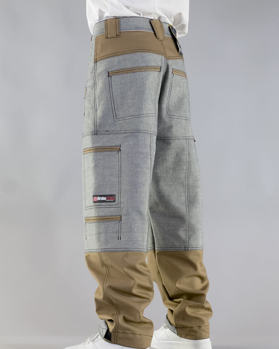 PANTS BROKE SHAKY – REVERSE SELVEDGE & CAMEL GABARDINE (SUPER EDIZIONE LIMITATA)
