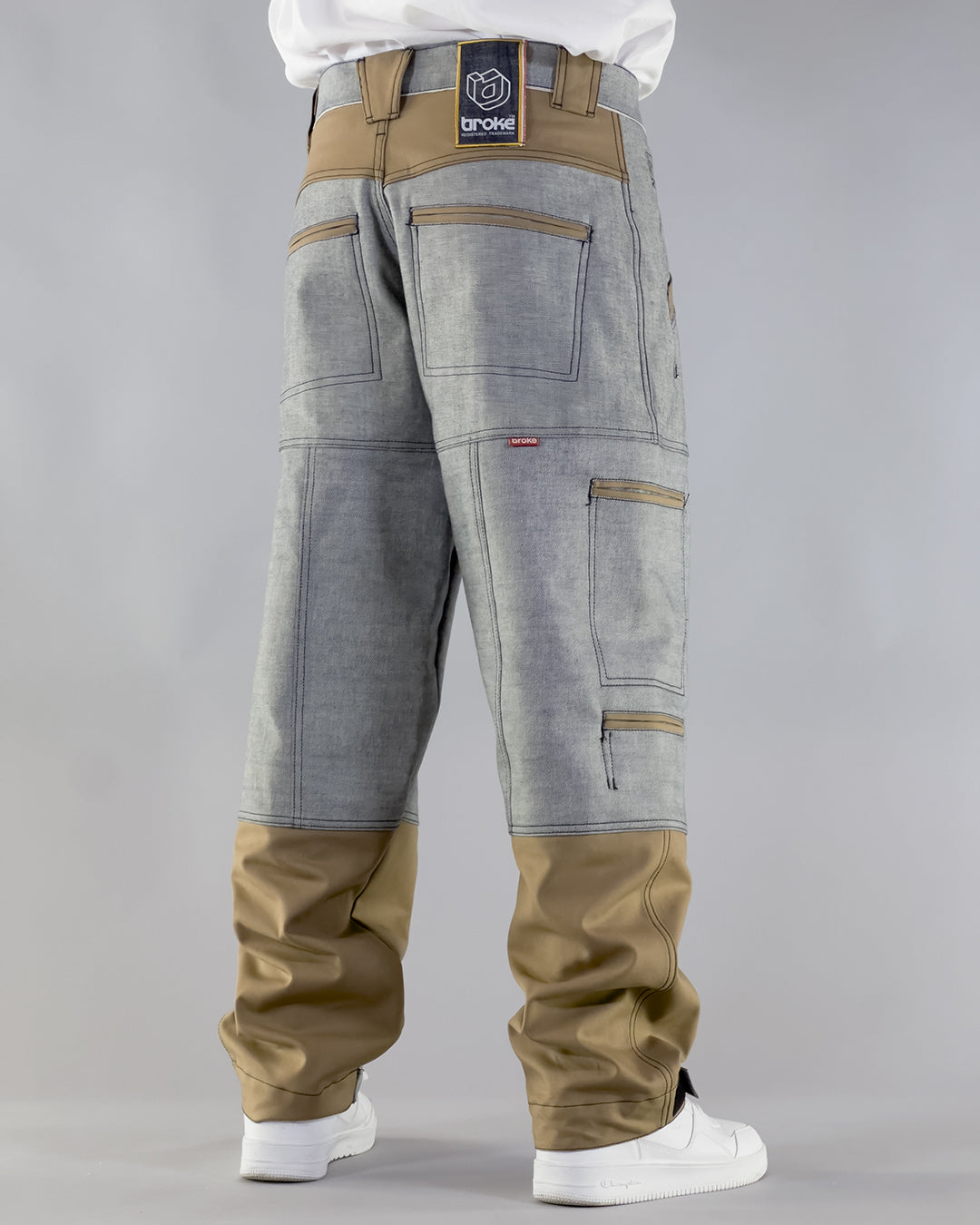 PANTS BROKE SHAKY – REVERSE SELVEDGE & CAMEL GABARDINE (SUPER EDIZIONE LIMITATA)