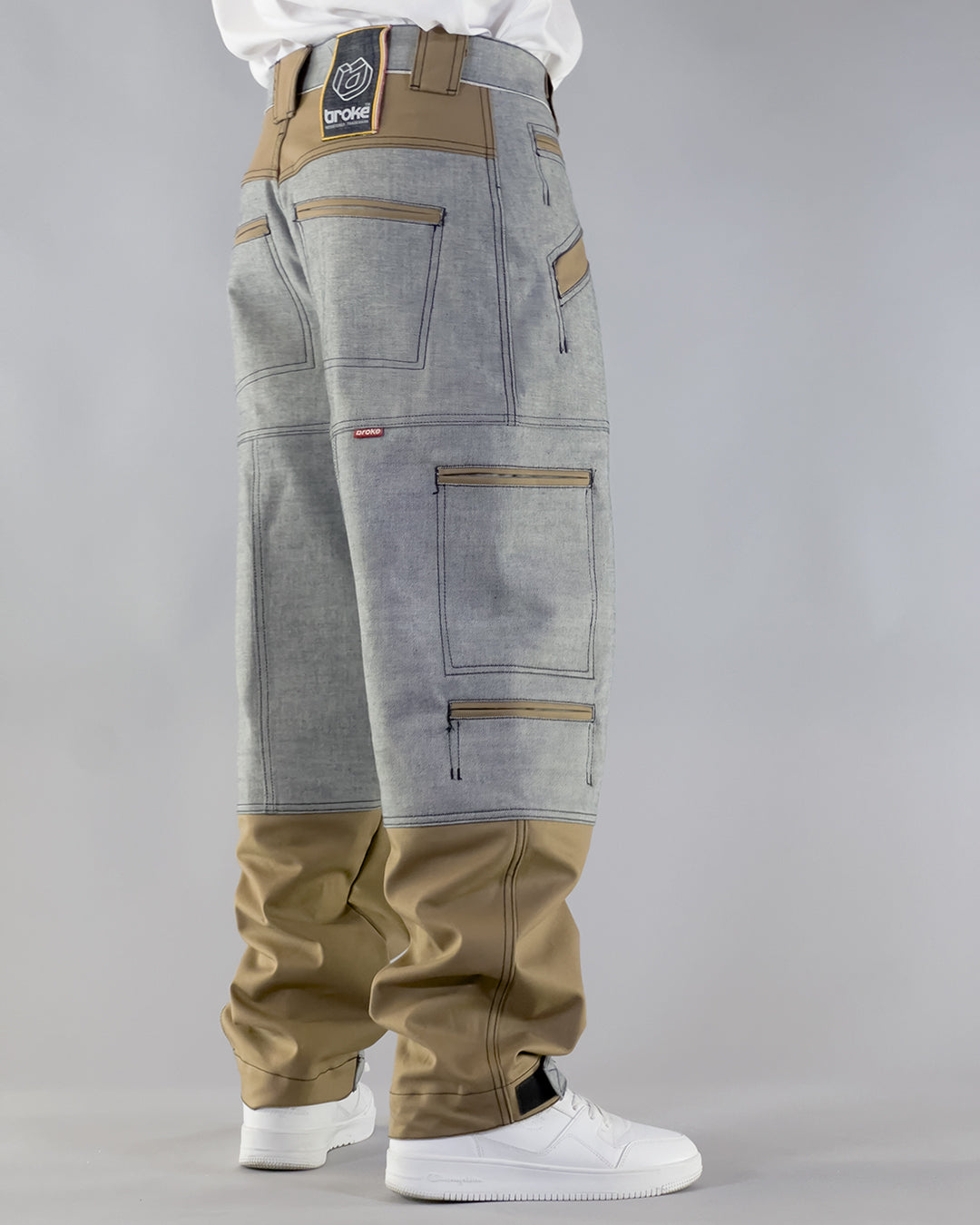 PANTS BROKE SHAKY – REVERSE SELVEDGE & CAMEL GABARDINE (SUPER EDIZIONE LIMITATA)