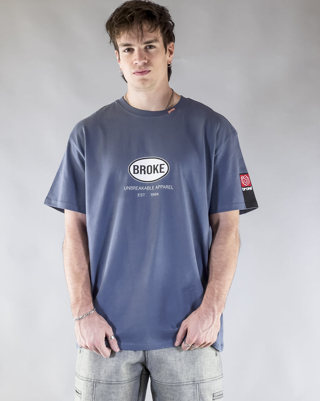 T-shirt Broke White sur pack de 2 