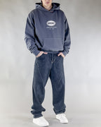 Pantalon Dikye en gabardine grise 