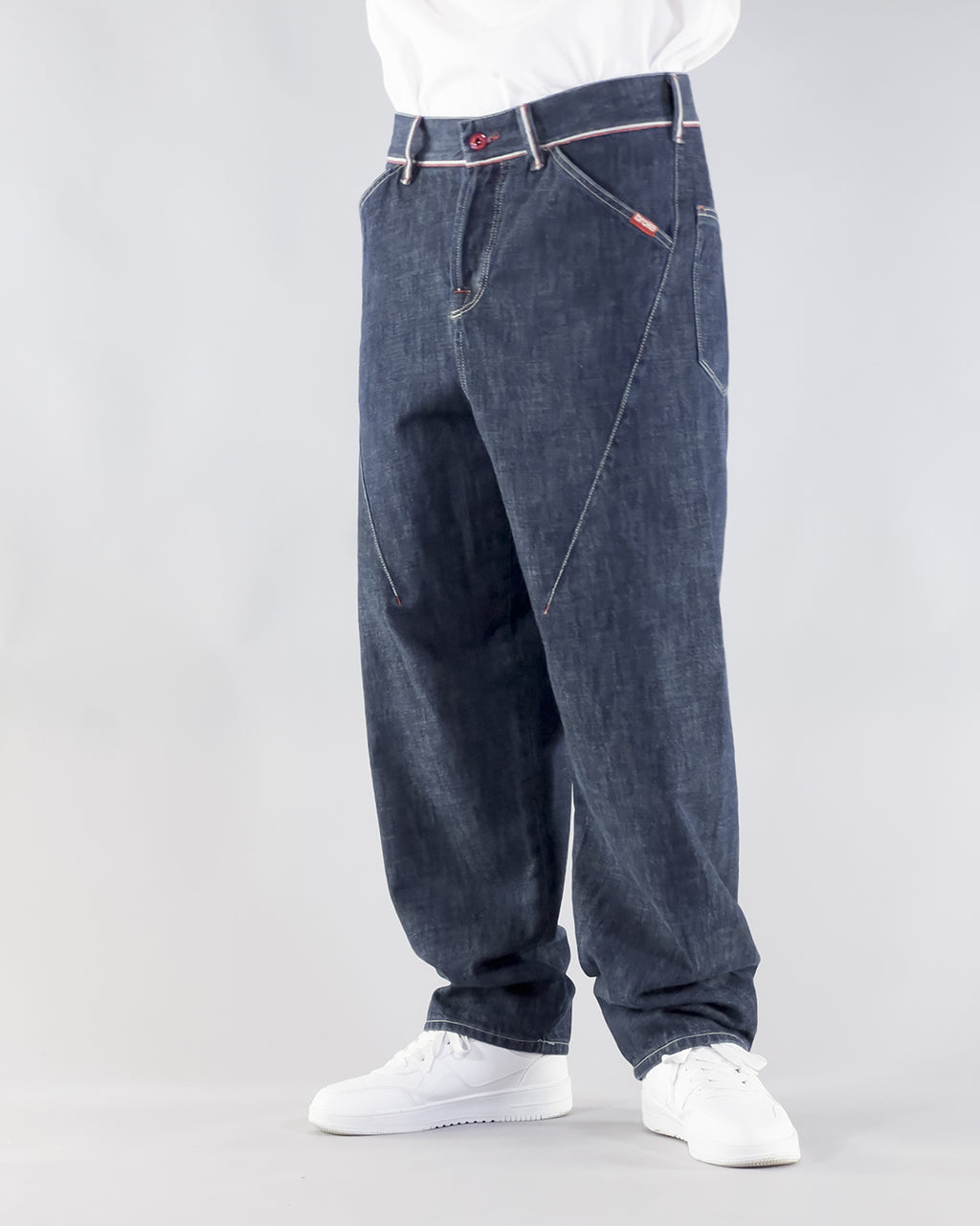 Pantalon Dikye en gabardine grise 