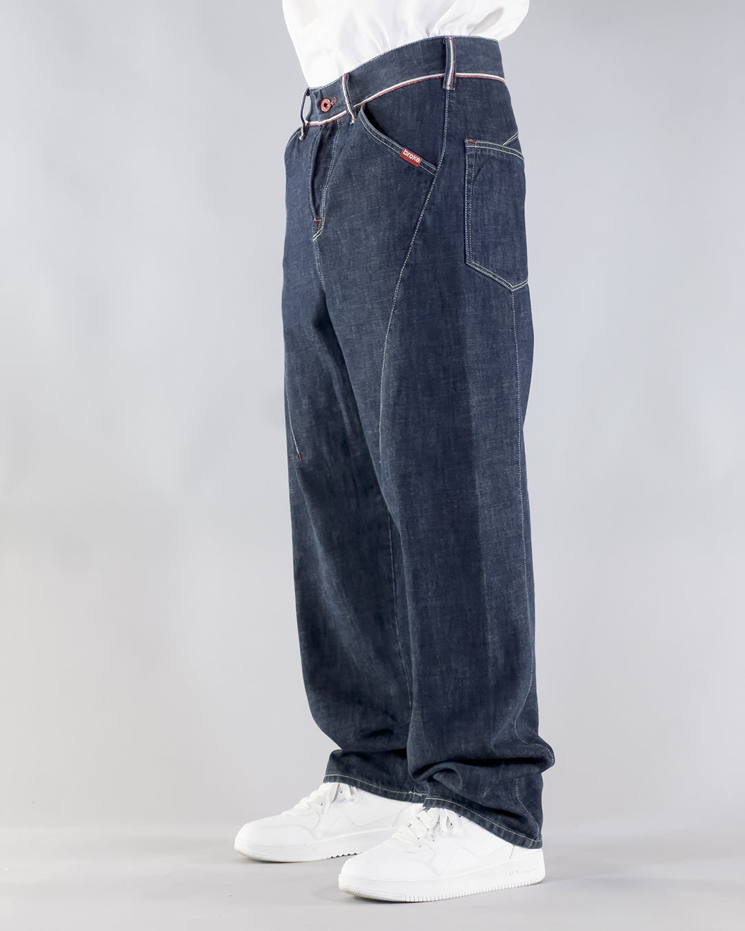 Pantalone Denim Cimosato "Linea" 14 oz - Made in Italy