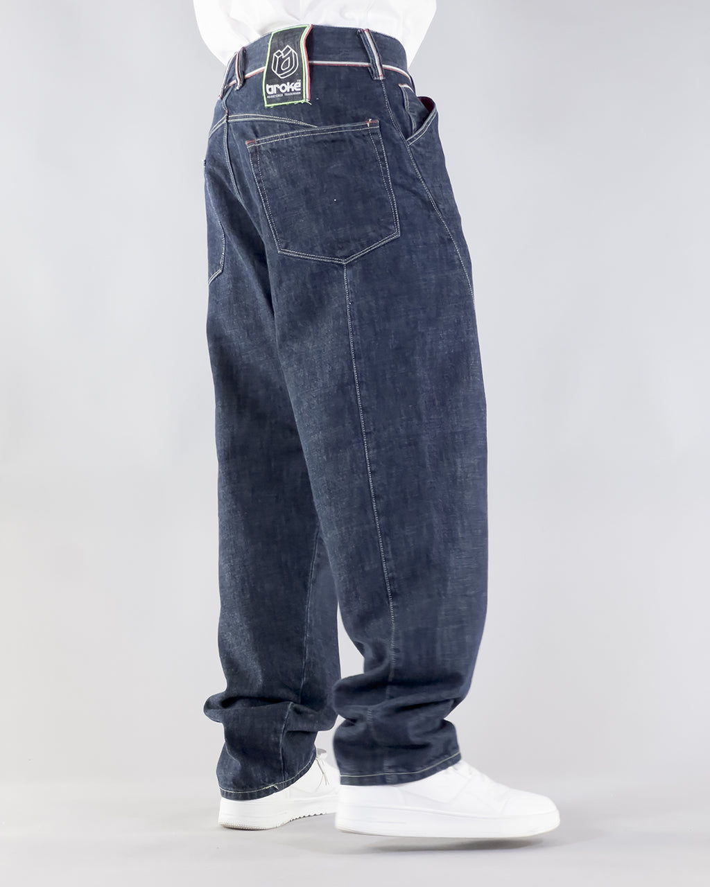 Pantalon Dikye en gabardine grise 