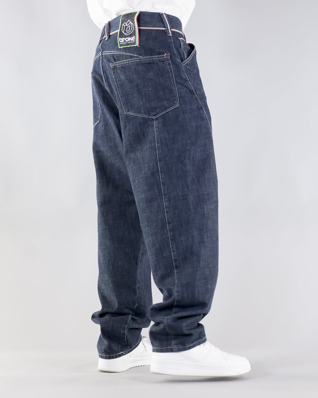 Pantalon Dikye en gabardine grise 