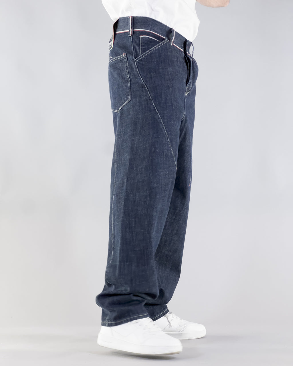 Pantalon Dikye en gabardine grise 