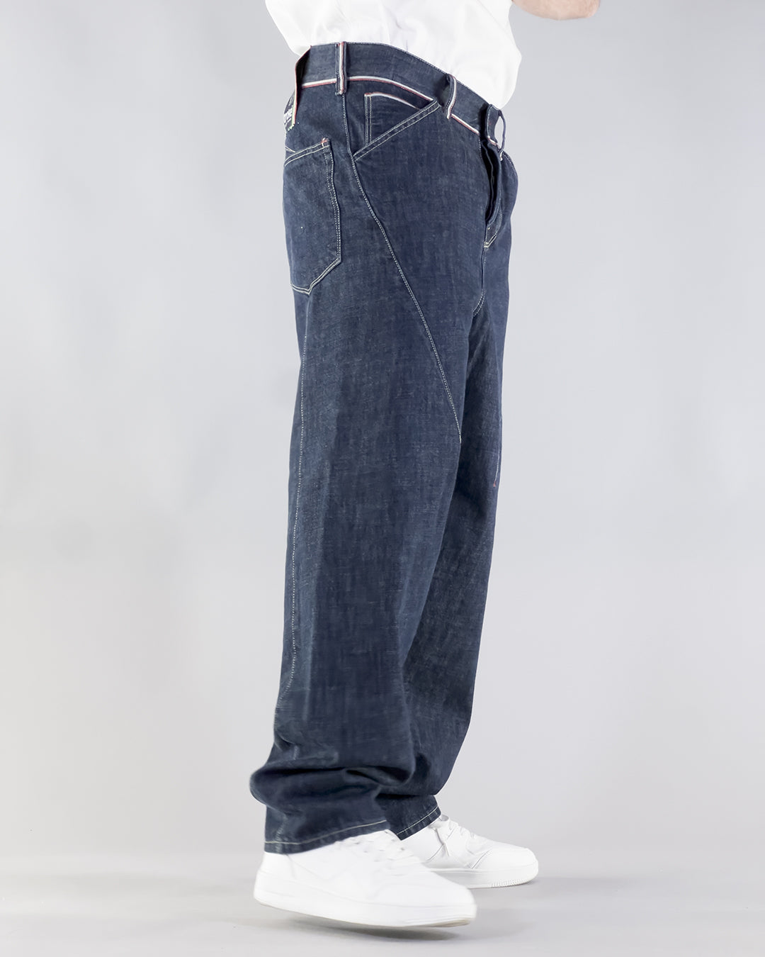 Pantalon Dikye en gabardine grise 