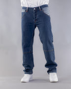 PANTS BROKE OUTLINE – SELVEDGE DENIM BLU STONE WASHED (EDIZIONE LIMITATA)