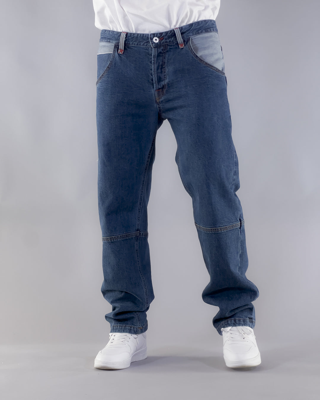 PANTS BROKE OUTLINE – SELVEDGE DENIM BLU STONE WASHED (EDIZIONE LIMITATA)