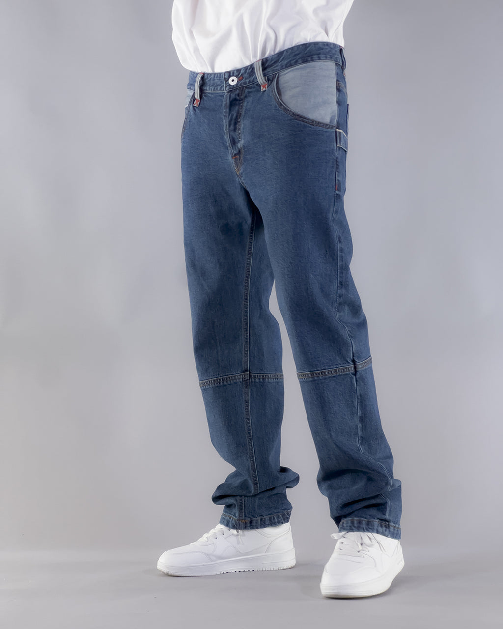 PANTS BROKE OUTLINE – SELVEDGE DENIM BLU STONE WASHED (EDIZIONE LIMITATA)