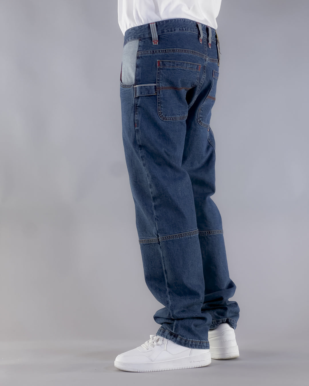 PANTS BROKE OUTLINE – SELVEDGE DENIM BLU STONE WASHED (EDIZIONE LIMITATA)