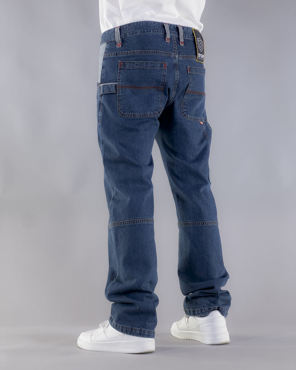 PANTS BROKE OUTLINE – SELVEDGE DENIM BLU STONE WASHED (EDIZIONE LIMITATA)