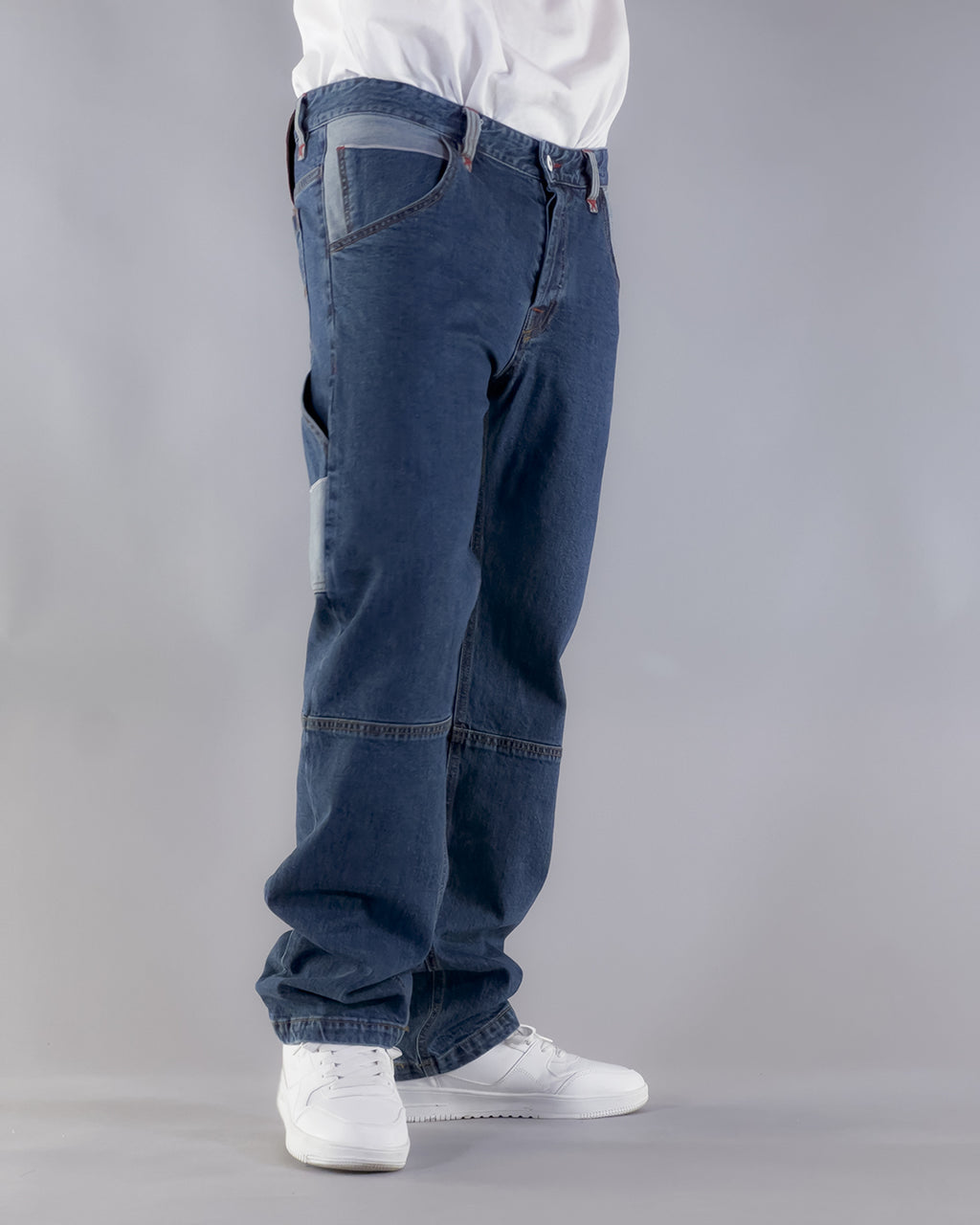 PANTS BROKE OUTLINE – SELVEDGE DENIM BLU STONE WASHED (EDIZIONE LIMITATA)