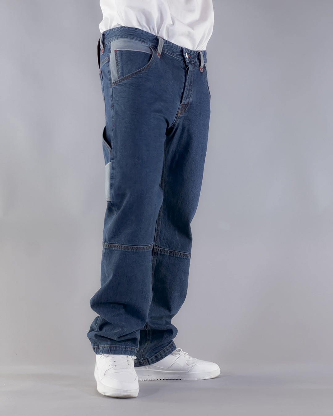 PANTS BROKE OUTLINE – SELVEDGE DENIM BLU STONE WASHED (EDIZIONE LIMITATA)