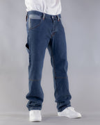 PANTS BROKE OUTLINE – SELVEDGE DENIM BLU STONE WASHED (EDIZIONE LIMITATA)