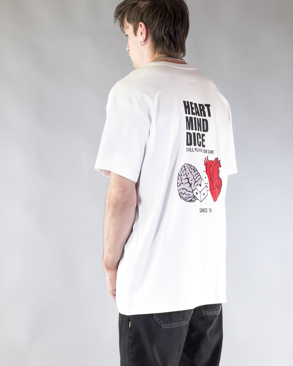 Broke – Weißes T-Shirt im 2er-Pack 