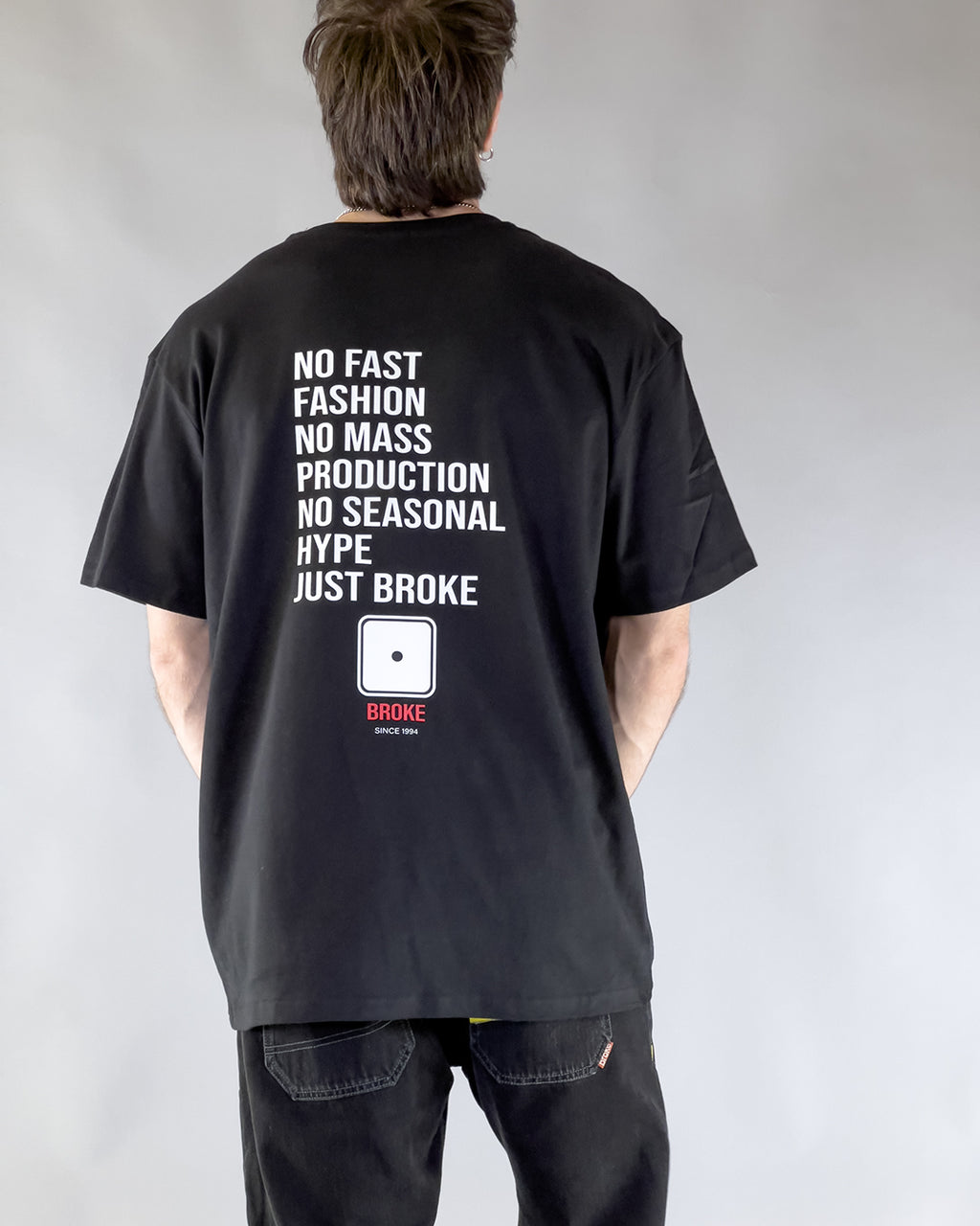 Broke – Weißes T-Shirt im 2er-Pack 