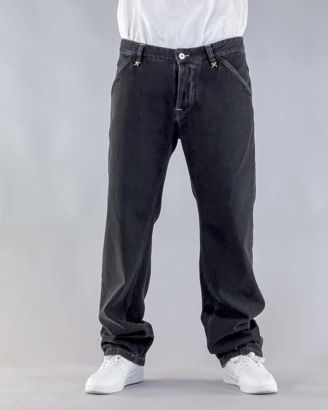 PANTS BROKE BELT – DENIM BLACK BLACK STONE WASHED (EDIZIONE LIMITATA)