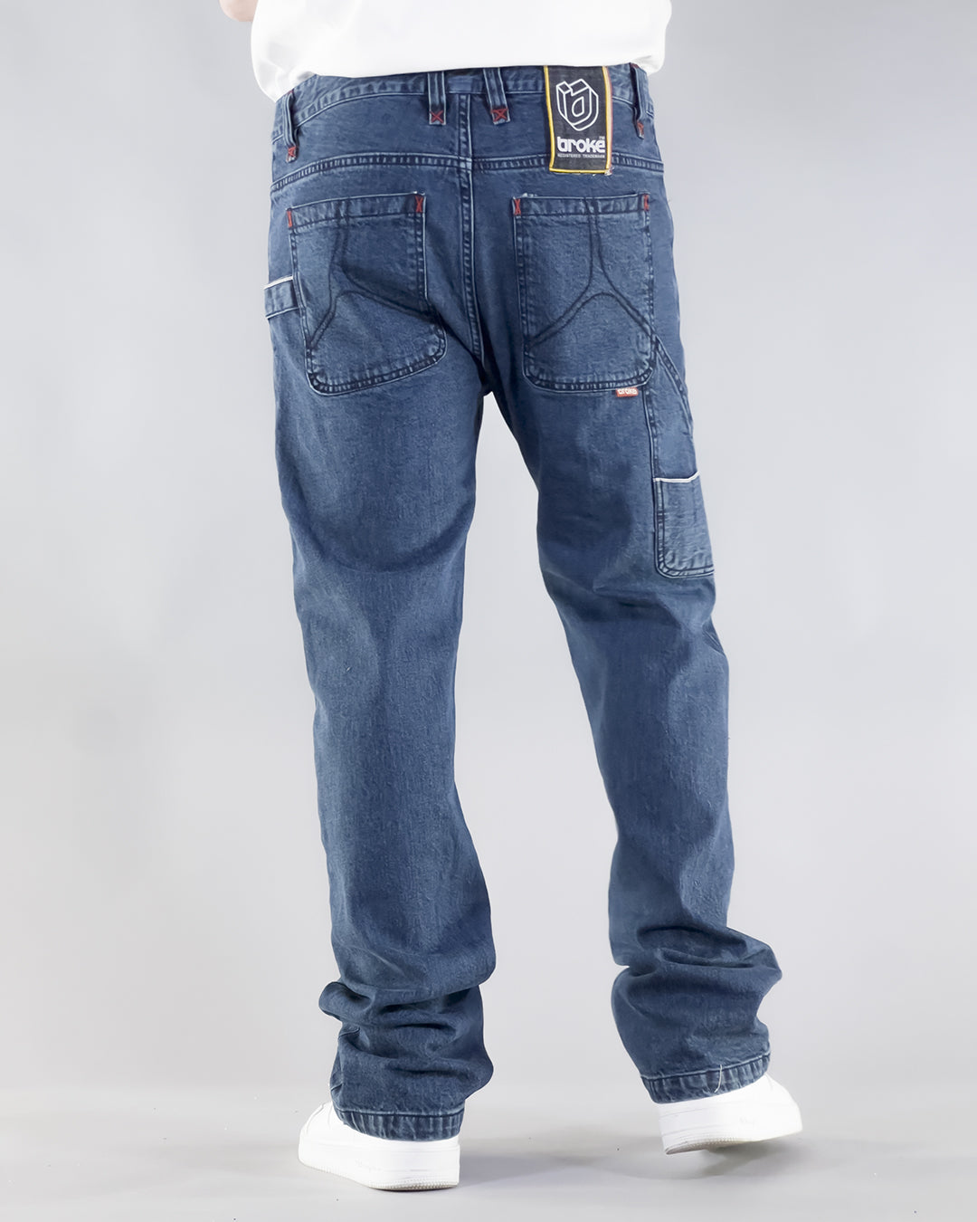 PANTS BROKE STAR – SELVEDGE DENIM BLU STONE WASHED (EDIZIONE LIMITATA)