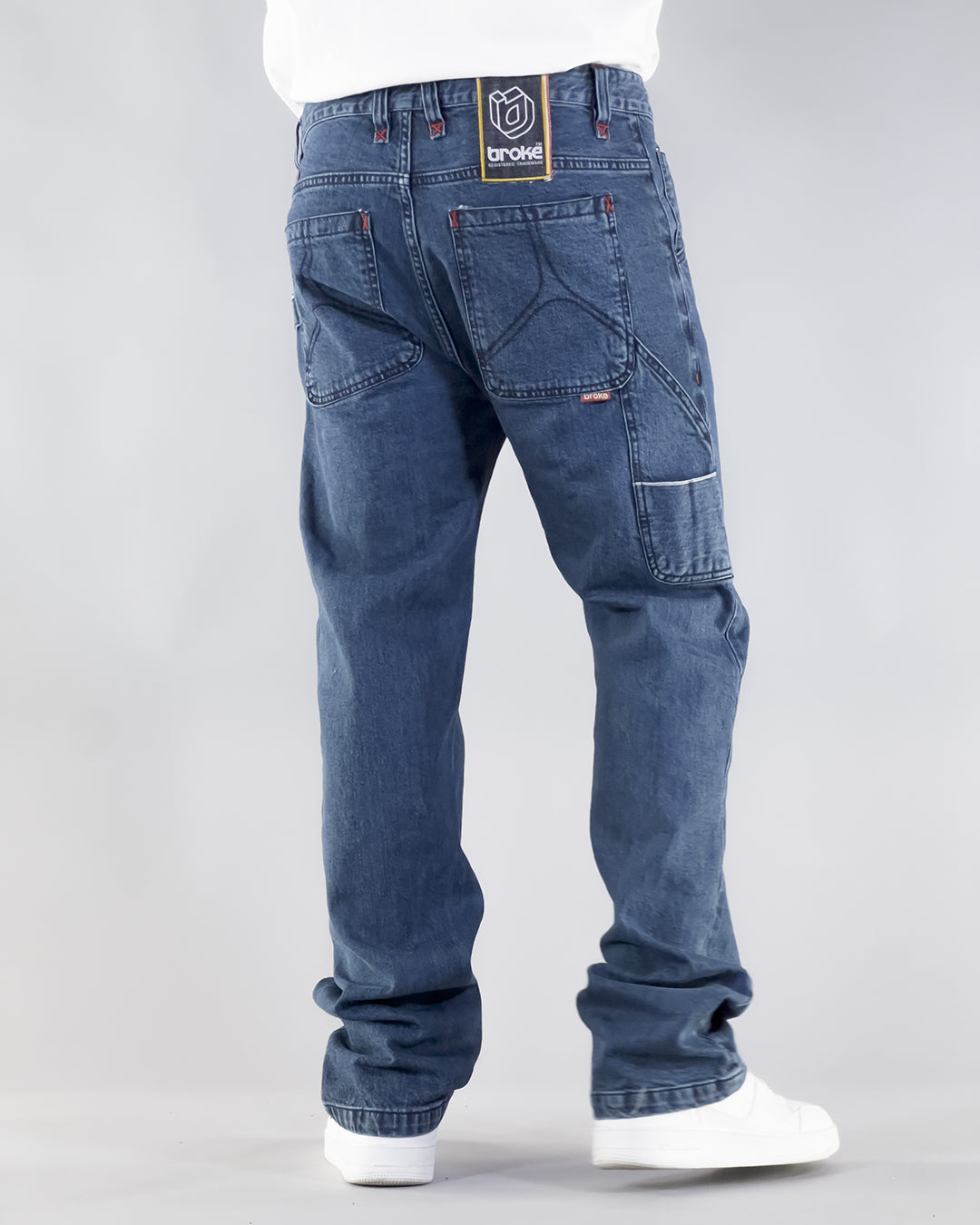 PANTS BROKE STAR – SELVEDGE DENIM BLU STONE WASHED (EDIZIONE LIMITATA)