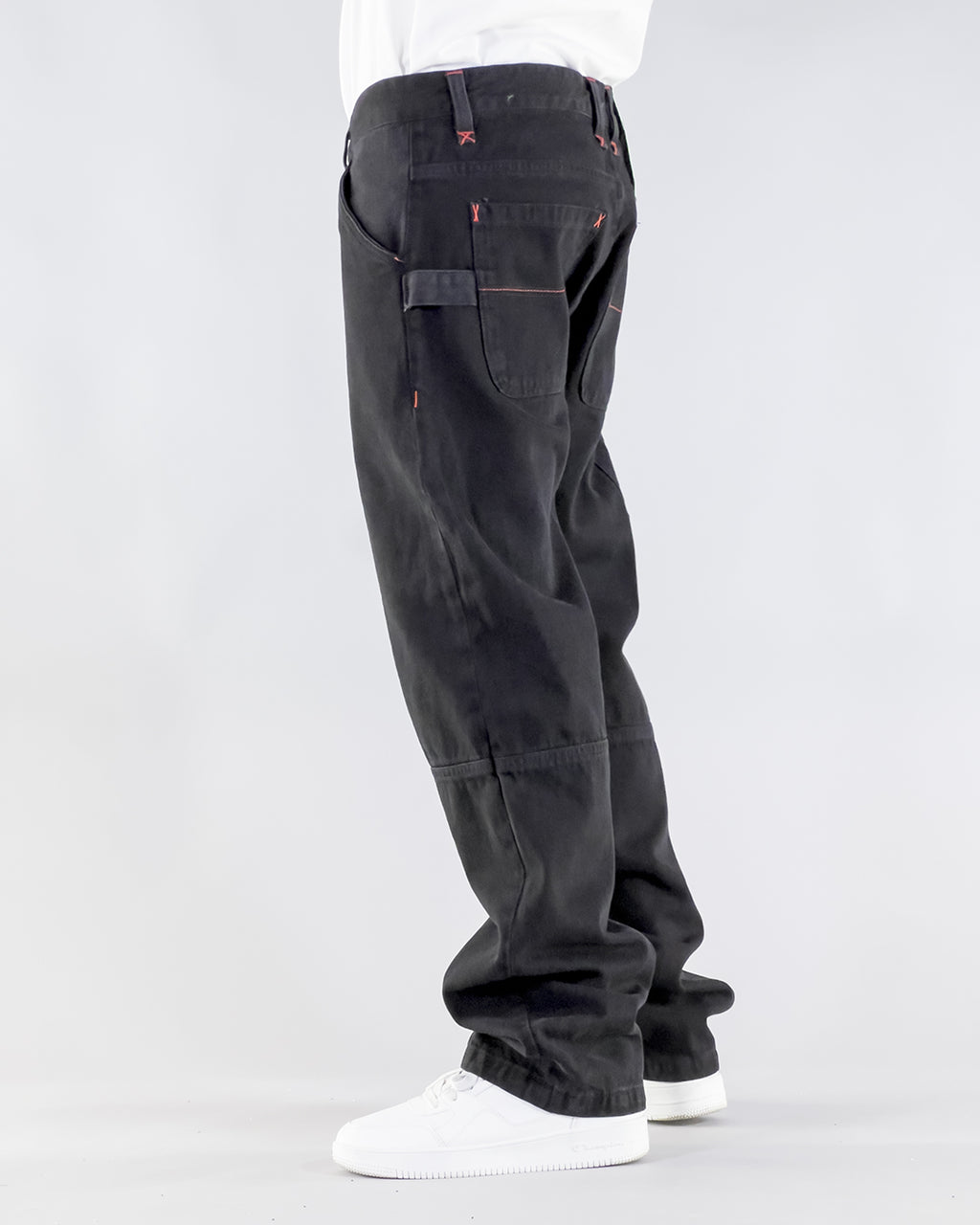PANTALONE WORKWEAR OUTLINE – BLACK/BLACK DENIM STONE (14 OZ)