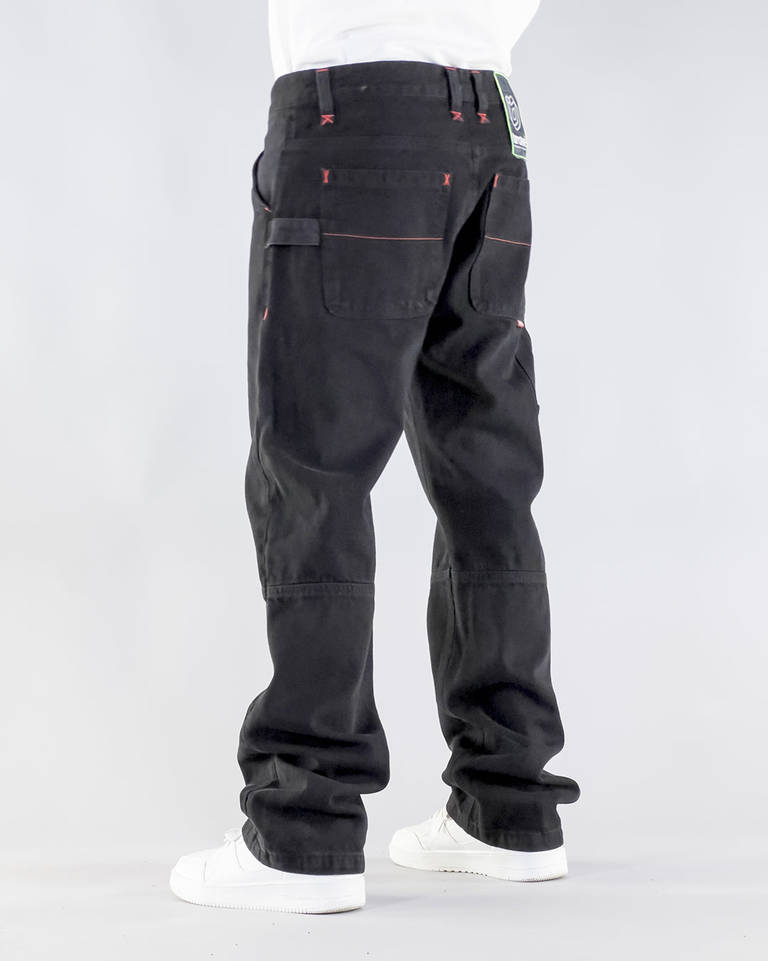 PANTALONE WORKWEAR OUTLINE – BLACK/BLACK DENIM STONE (14 OZ)