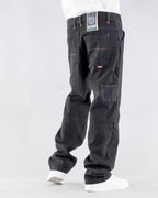 PANTALONE WORKWEAR OUTLINE – BLACK/BLACK DENIM STONE (14 OZ)