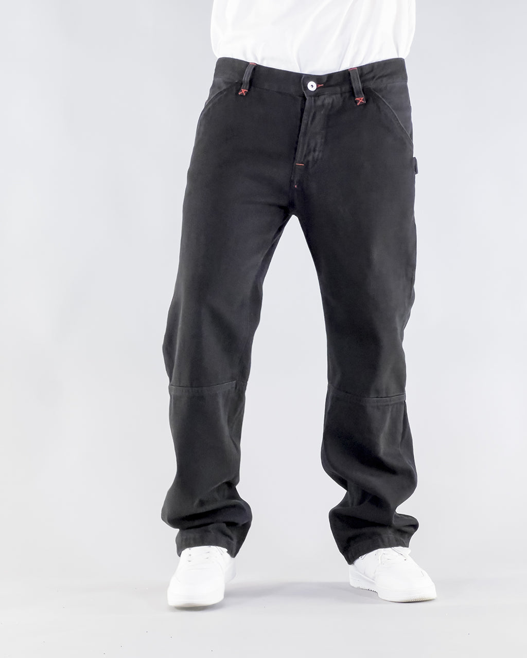 PANTALONE WORKWEAR OUTLINE – BLACK/BLACK DENIM STONE (14 OZ)