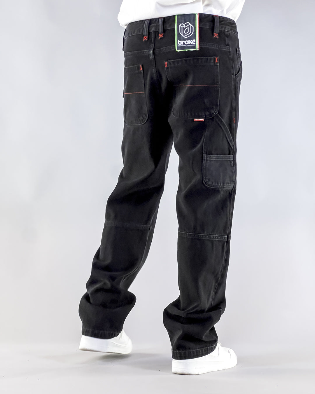 Pantalon Dikye en gabardine grise 