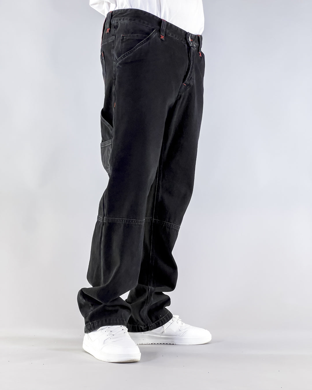 Pantalon Dikye en gabardine grise 