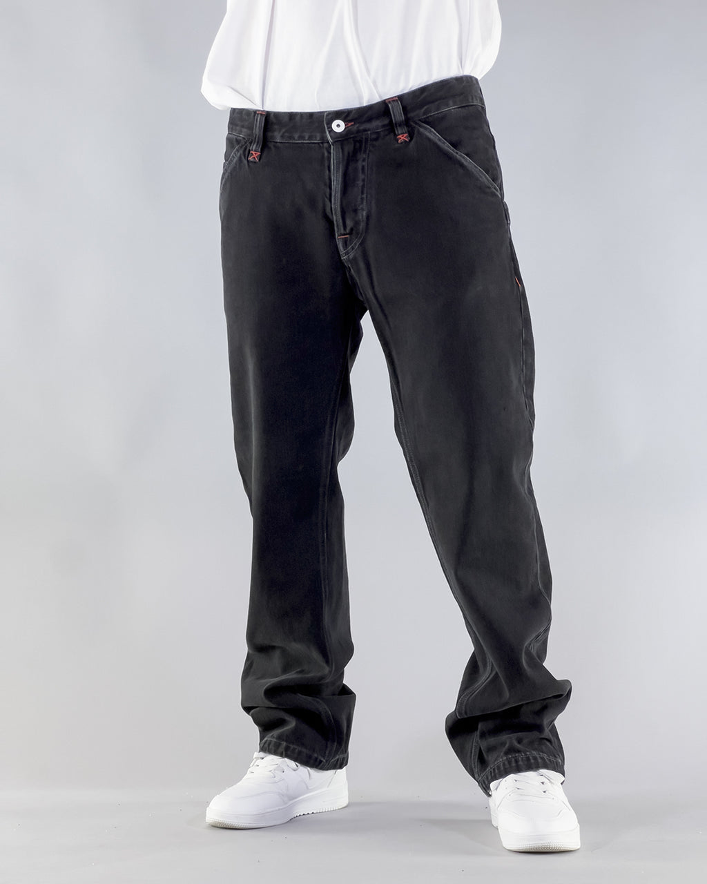 PANTS BROKE STAR – WORK DENIM BLACK BLACK STONE WASHED (EDIZIONE LIMITATA)