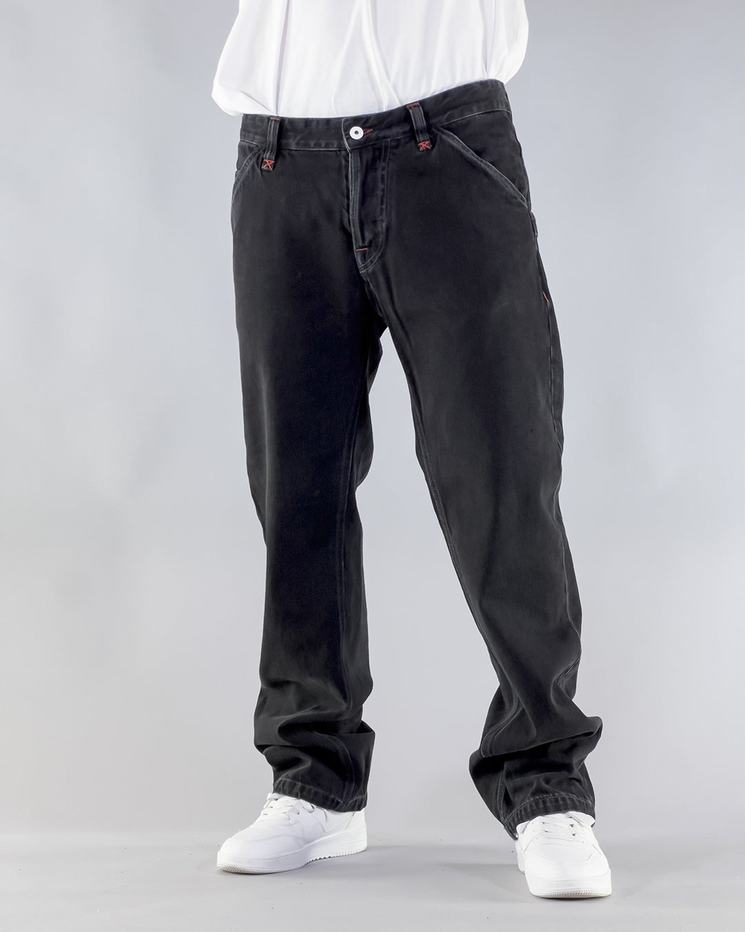 PANTS BROKE STAR – WORK DENIM BLACK BLACK STONE WASHED (EDIZIONE LIMITATA)
