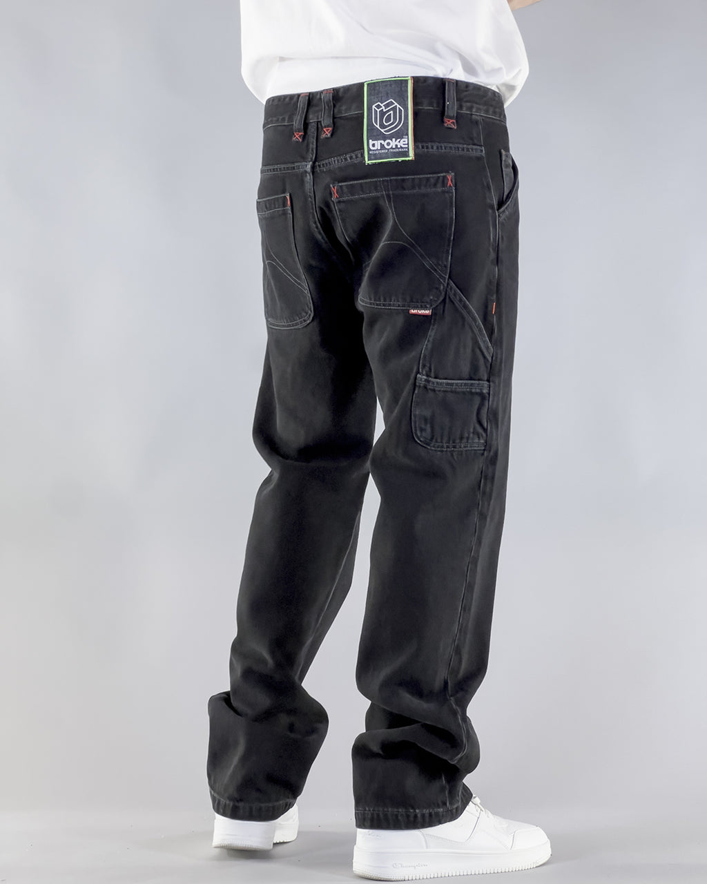 PANTS BROKE STAR – WORK DENIM BLACK BLACK STONE WASHED (EDIZIONE LIMITATA)