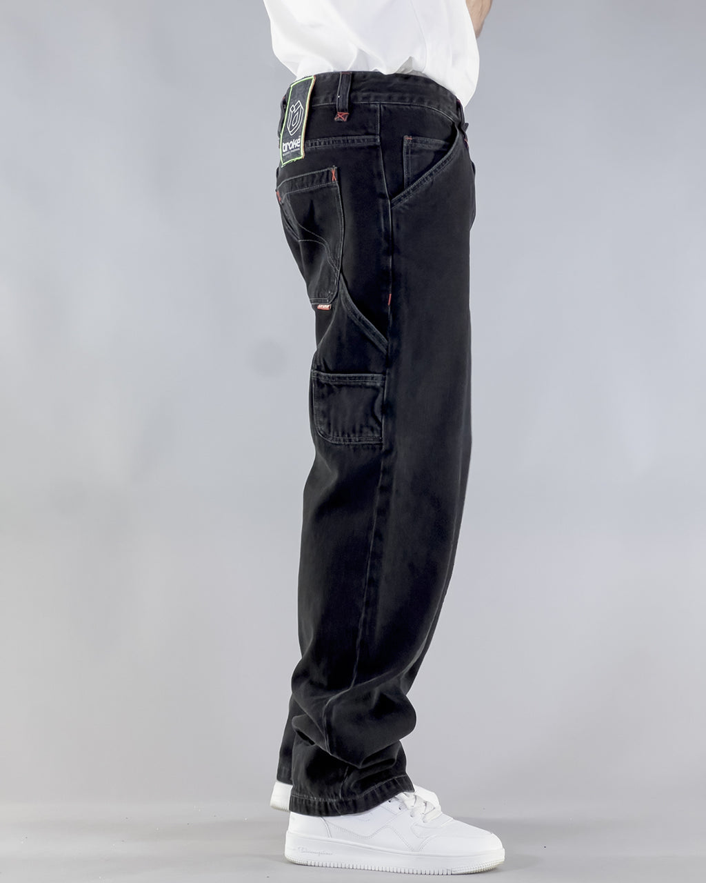 PANTS BROKE STAR – WORK DENIM BLACK BLACK STONE WASHED (EDIZIONE LIMITATA)