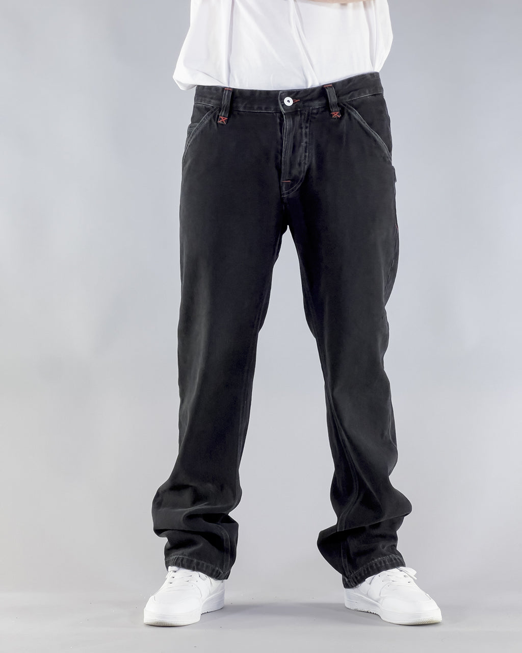 PANTS BROKE STAR – WORK DENIM BLACK BLACK STONE WASHED (EDIZIONE LIMITATA)