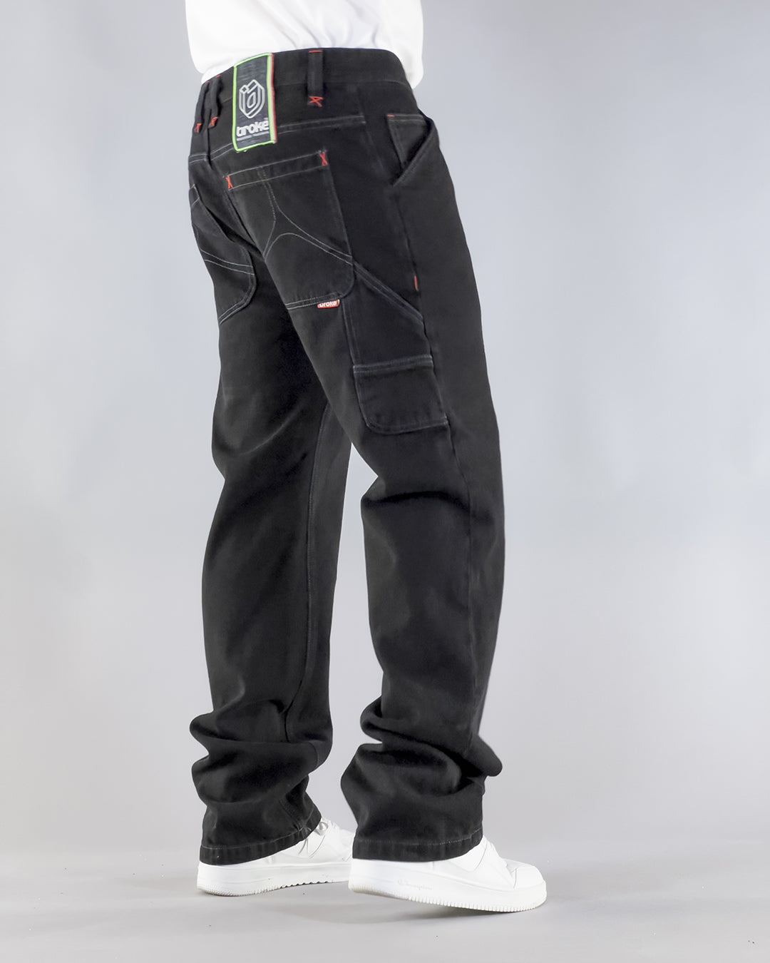 PANTS  BROKE WORK STAR – DENIM BLACK BLACK (EDIZIONE LIMITATA)