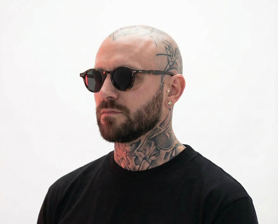 ROUNDED TORTOISE- Sunglasses